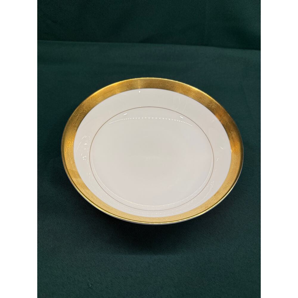 Vintage Mikasa Harrow Gold Encrusted Serving Bowl Bone China Japan A1 129